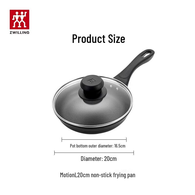 

ZWILLING Motion L 20cm Non-Stick Frying Pan with Lid