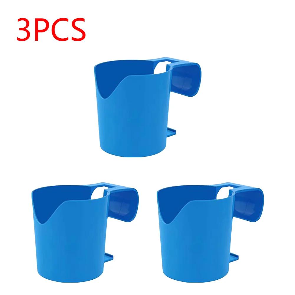 1-3Pcs Swimming Pool Cup Holder Reusable Storage Rack Poolside Beverage Beer Cup No Punching Holder Hand Soap Hanger Pool Parts