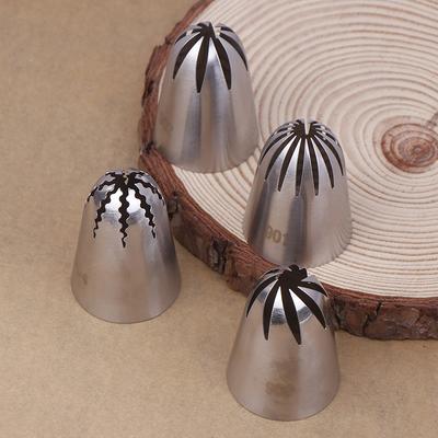 901 902 903 904 Stainless Steel Large Size Close Star Piping Nozzle Cream Icing Tips Cake Fondant Kitchen Baking Tool