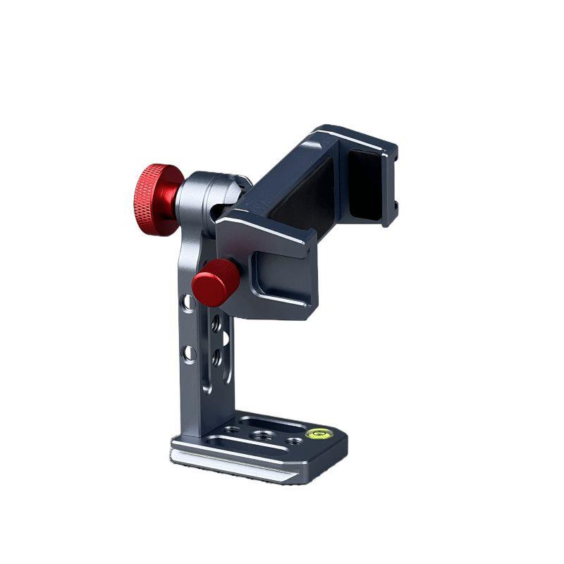 

Aka Metal Phone Clip: Adjustable Horizontal/Vertical Tripod Mount for Live Broadcast & Video