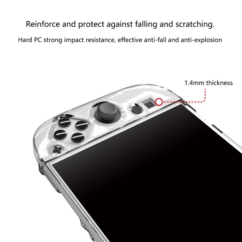 Console Back Cover Dust Protector PC Skin Case for NS 2 Handheld Game Console Split Type Protective Covers