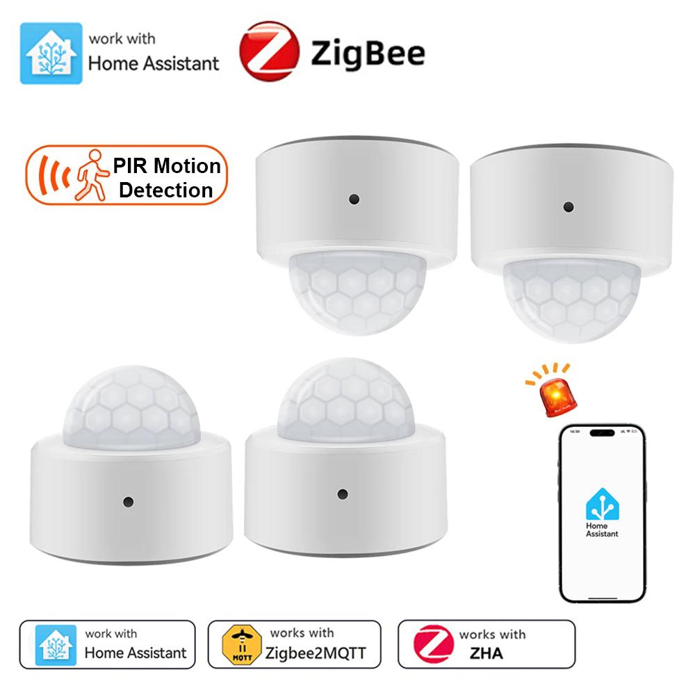 Home Assistant Zigbee Mini PIR Bewegingssensor Detector Passieve Infrarood Beveiligingsalarm Sensor Werkt Met EWelink Zigbee2MQTT