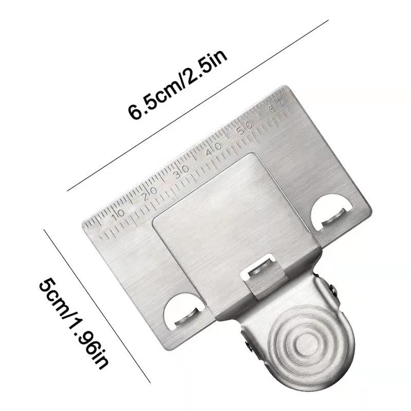 1/2/3/4Pcs Metal Measuring Tape Clip Holder Precise Measuring Tool For Woodworking Positioning Easy To Mark Scribing Drawing