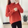 Maglione da Donna Autunno e Inverno con Scollo a Revers, Manica Lunga Larga a Torsione, Top in Maglia da Donna