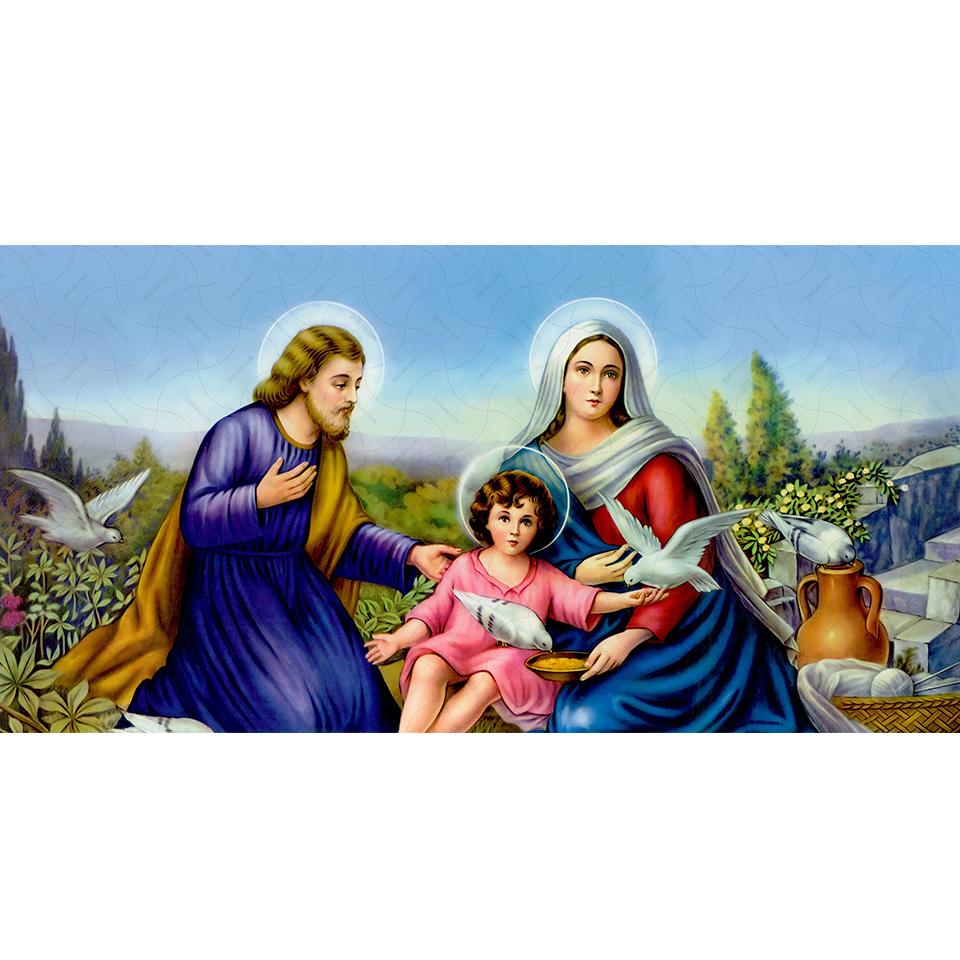 

DIY Религиозная Дева Мария Алмазная Роспись Специальные Алмазы Крест Художественная Вышивка Набор Мозаика Картина Гостиная Домашний Декор Подарки Full Round 20x40CM