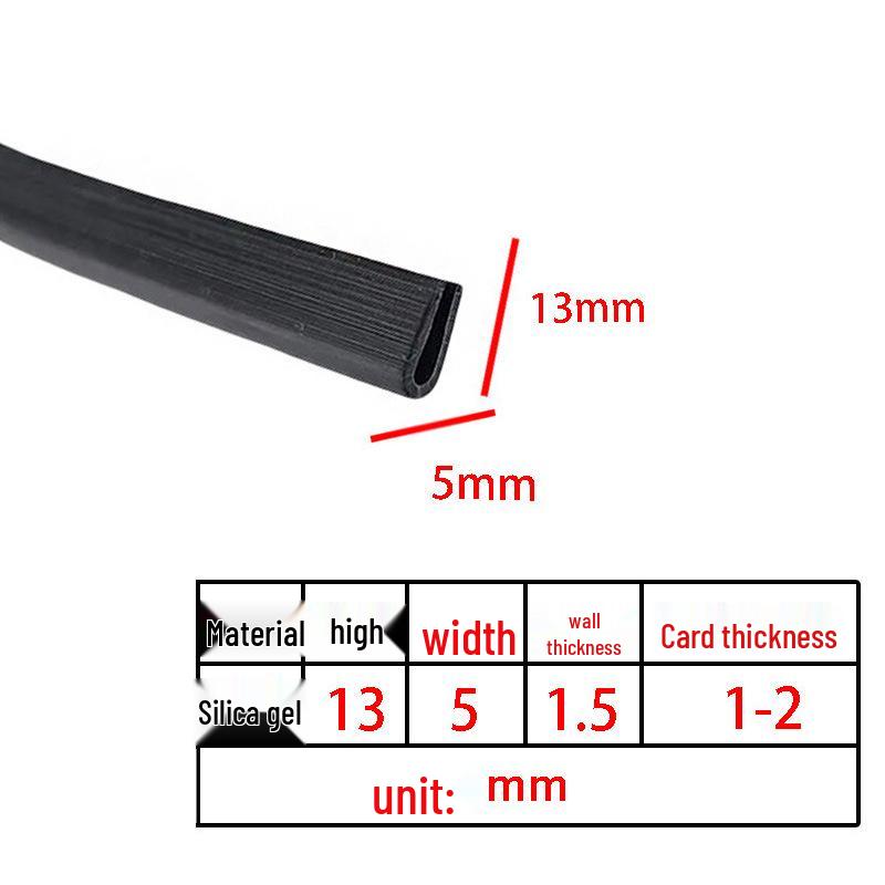 U-Shaped Rubber Anti-Collision & Edge Sealing Strip