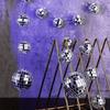 8pcs Mirror Ball Decor Set, Creative Disco Glass Balls for Wall Decoration, Suitable for Valentine's Day Wedding Party Birthday