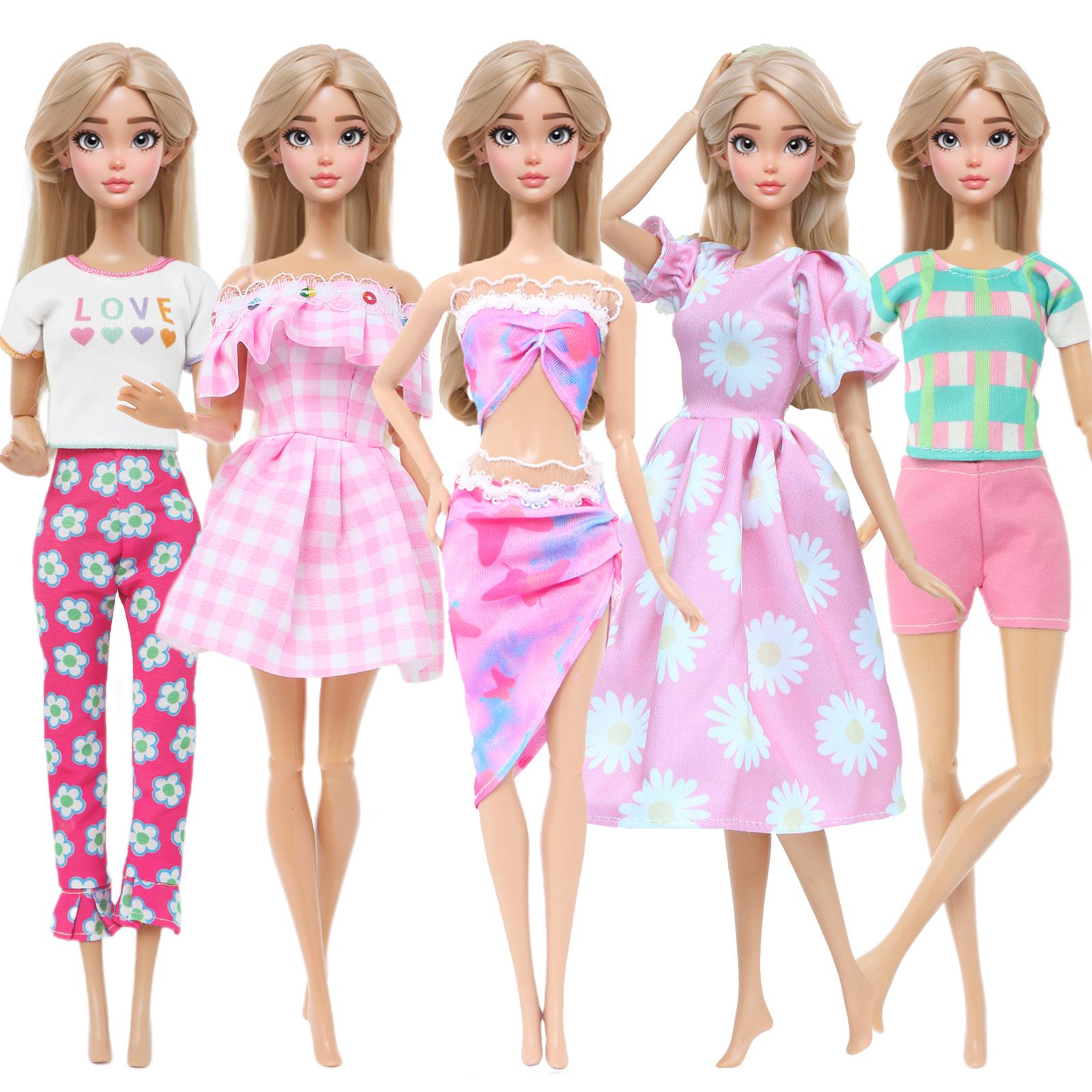 

Модные наряды смешанного стиля, красочное платье для свадебной вечеринки, футболка, брюки, аксессуары для DIY, одежда для куклы 11,5 дюймов, детская игрушка