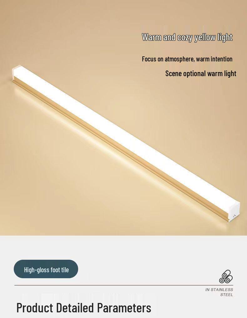 T5 T8 Integrated LED Tube Light, 1.2m Energy-Saving Strip for Living Room, Cabinet, or Workshop