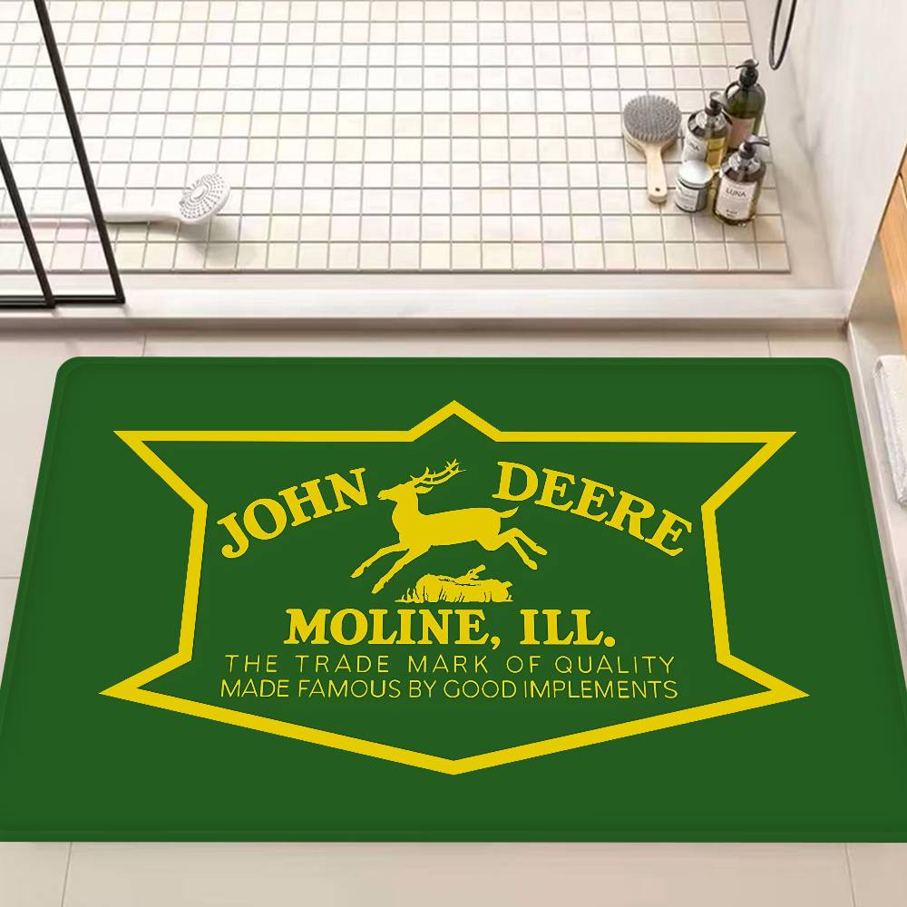 

Agricultural Brand J-John D-Deere Door Mat Washable Non-Slip Living Room Sofa Chairs Area Mat Kitchen Doormat Area Rug 100x150cm