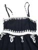 2026 Ethnic Resort Style Spaghetti Strap Dress - European & American Ruched Bandeau Mini Skirt