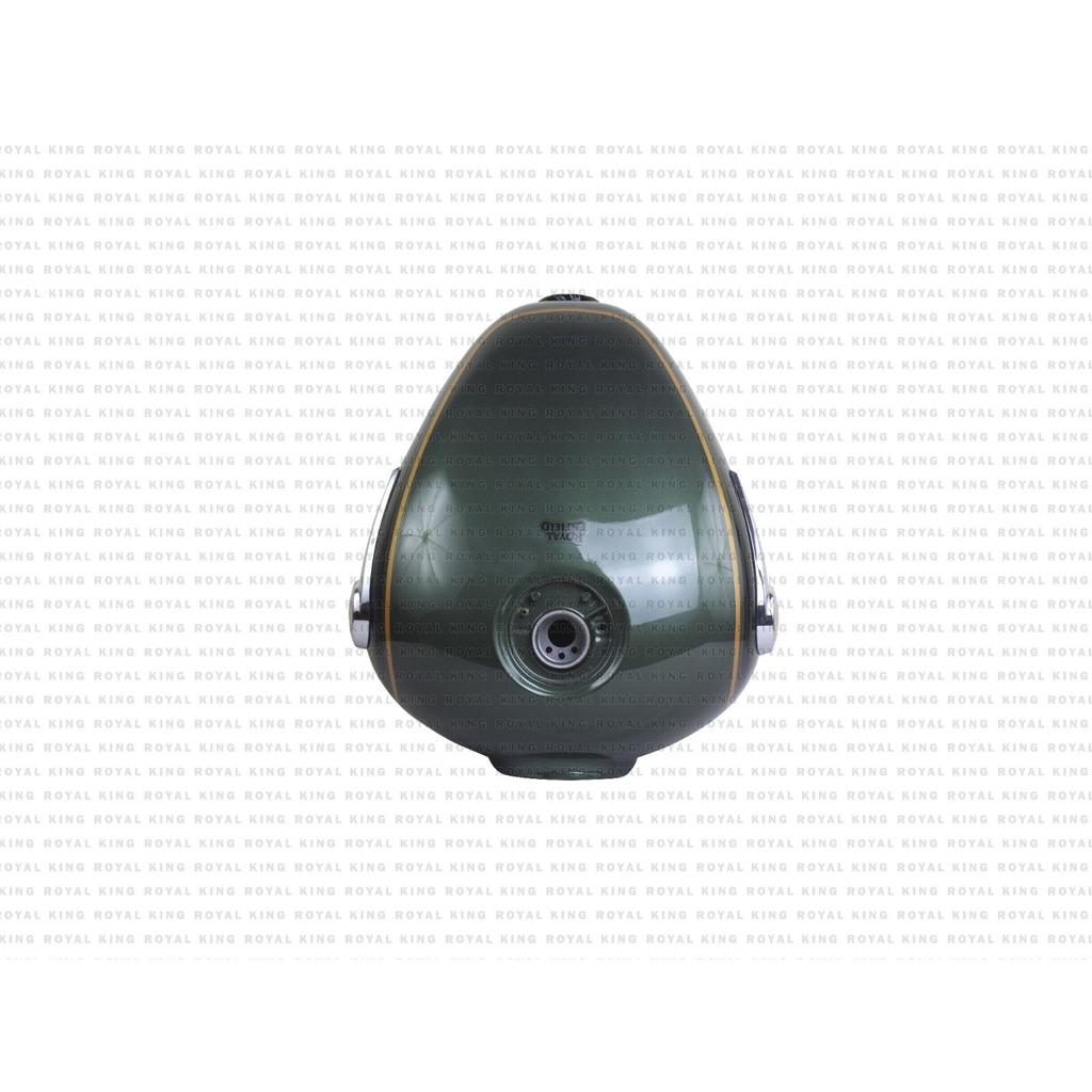 Royal Enfield Super Meteor 650 "Interstellar Green Fuel Tank With Badge"