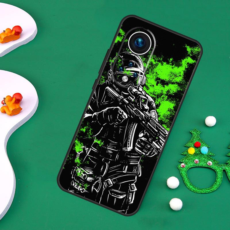 Army Soldier Special Forces Case For Honor 200 Lite 50 70 90 X9c X9b X9a X8a X8b X7a X6a X8 X9 Magic 7 5 6 Pro Cover