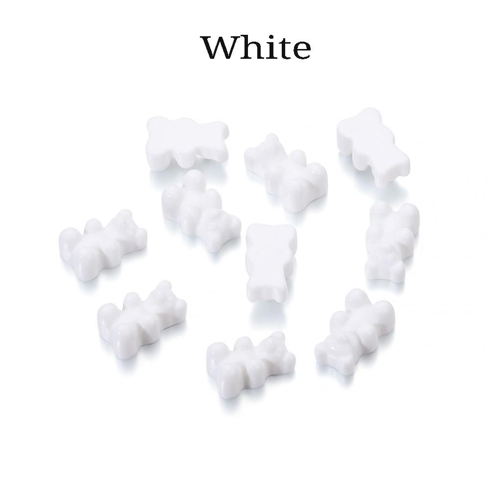 

10 шт./упак. прозрачный мультяшный медведь, конфеты, подвески, декор для милых серег, ожерелья, браслетов, принадлежности для изготовления ювелирных изделий своими руками