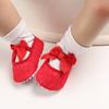 Baby Shoes Spring and Autumn 0-1 Year Old Girl Baby Shoes Princess Series Bowknot Solid Color Toddler Shoes