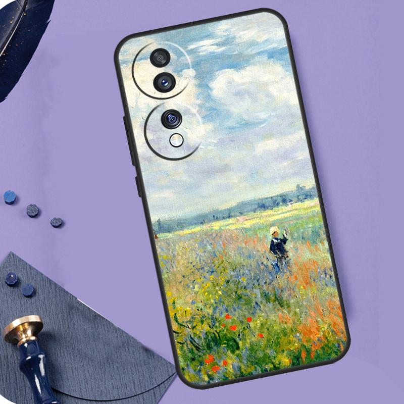 Claude Monet Art Painting For Honor Magic 6 5 Pro Lite 50 70 90 Case For Honor X9b X8b X7 X8 X9 X6a X7a X8a X9a Cover