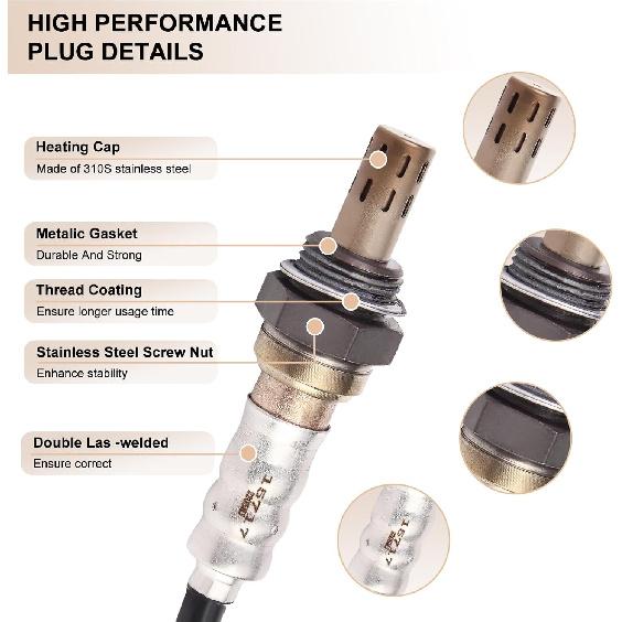 

O2 Oxygen Sensor Downstream Upstream 15717 Fits for Ford F150 F250 F350 Super Duty Explorer Escape Mustang Ranger, for Mazda Tribute, for Lincoln