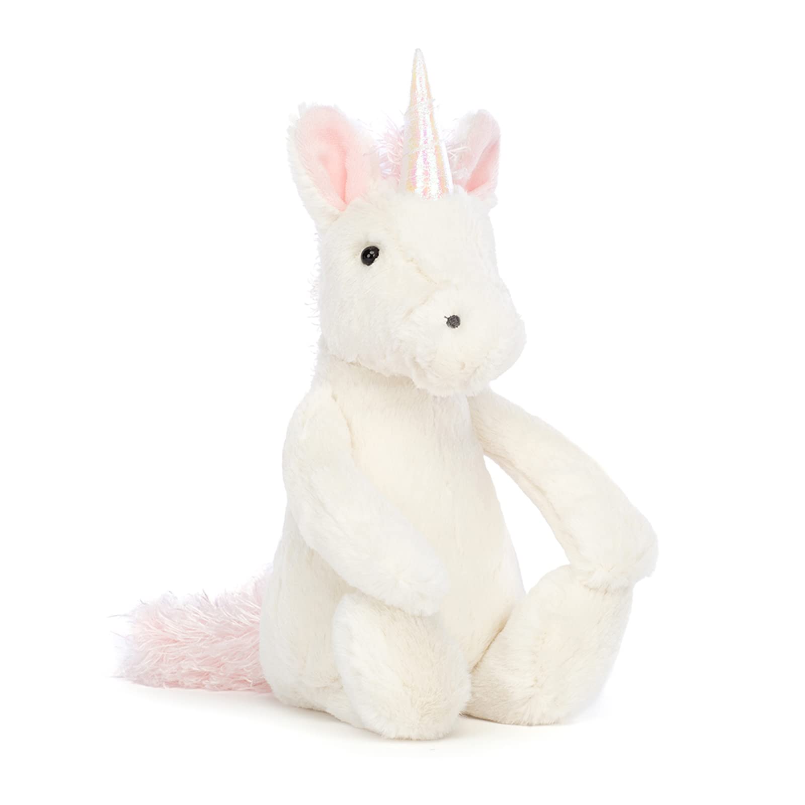 

Jellycat Bashful Unicorn Medium - 12 Розовый BAS3UUS