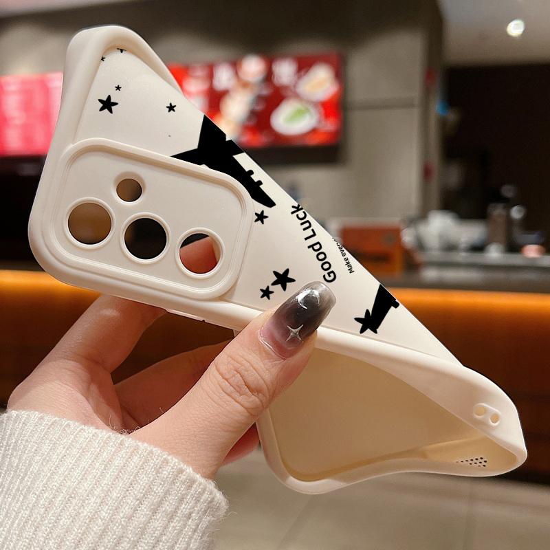 Pentru Samsung S25 Ultra S24 FE S23 S22 A56 A36 A55 A16 A15 A35 Carcase Coajă Imprimeu Avion Silicon Moale Protecție Obiectiv Rezistent la Șocuri TPU Mat Husă Telefon