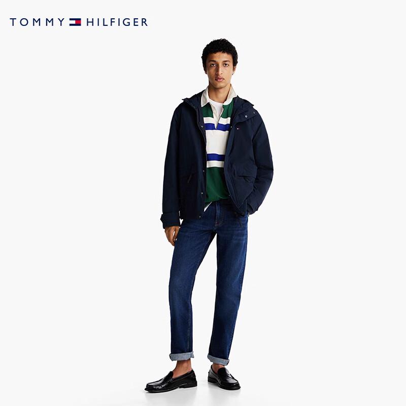Tommy Hilfiger Men's 2025 Lightweight Hooded Cotton Jacket