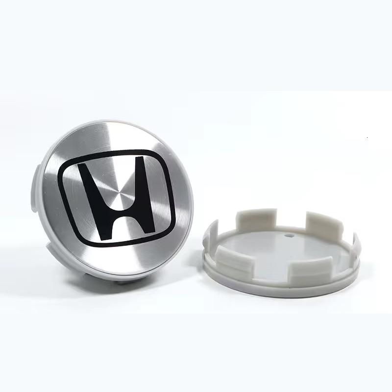 4Pcs 58/69MM Car Badge Wheel Hub Center Cover Stickers For Honda Fit Jazz GK5 Civic Type-R CRV Pilot Accord Insight Spirior City