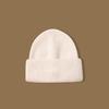 High Quality Solid Color Hat Women's Autumn and Winter Wool Hat Warm Ear Protection Cold Hat Versatile Face Small Knitted Hat Men's Windproof