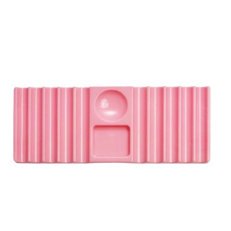 

Efficient Nail Tool Management System For Stamping Plates And Sculpting Brushes Easy Access Nail Art Brush Holder рожевий