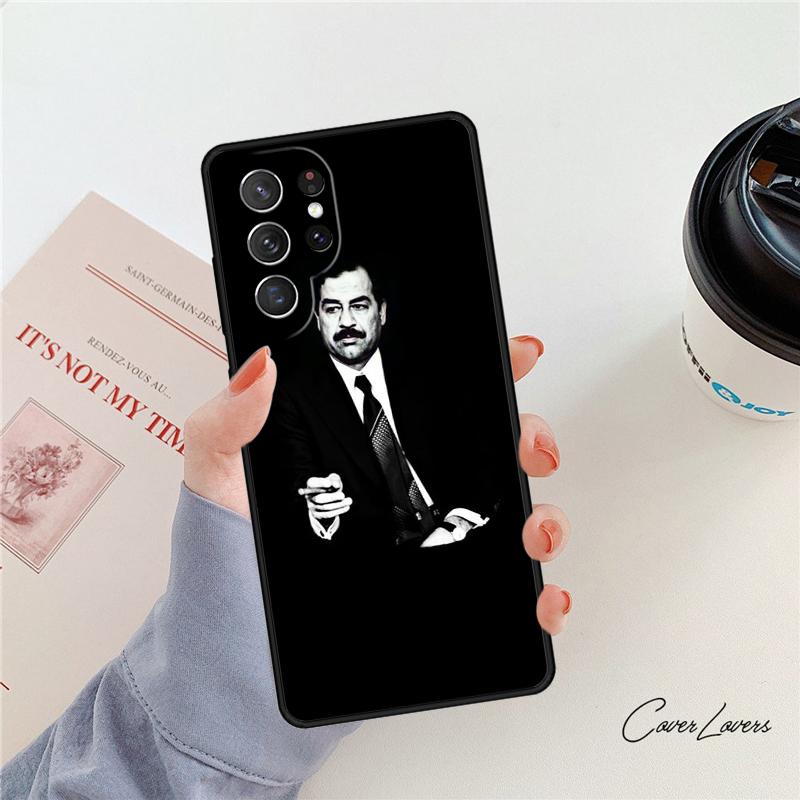 Saddam Hussein Iraq Arabic phone case For Samsung Galaxy S24 S25 S23 S22 Ultra Note 10 20 Plus S20 S21 FE Cover