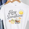 Comfort Colors Hey Sunshine Shirt, Summer Beach Tee, Cute Vacation T-Shirt, Tropical Sea Tee Gift, Sunshine Ocean Shirt,Retreat Sea TeeShirt