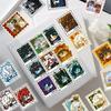 48PCS popular cute stickers featuring HSR (Honkai: Star Rail) and Genshin Impact, high-quality anime-style small stamps for DIY decals