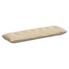 Back Cushion Cream 160 X 50 Cm Microfiber Fabric