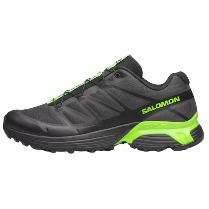 SALOMON XT Pathway 2 Cushioning Abrasion Resistant Coverage Support Running Shoes Unisex Black Green Sneakers 478607