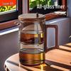 Elegant Glass Teapot with Tea Infuser - High Temperature Resistant and Anti-scalding Design for Home Use