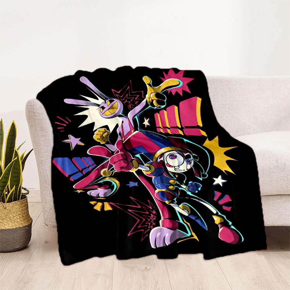 Like Digital Circus3 Blankets are suitable for living rooms,making them an ideal choice for outdoor travel and gifts.