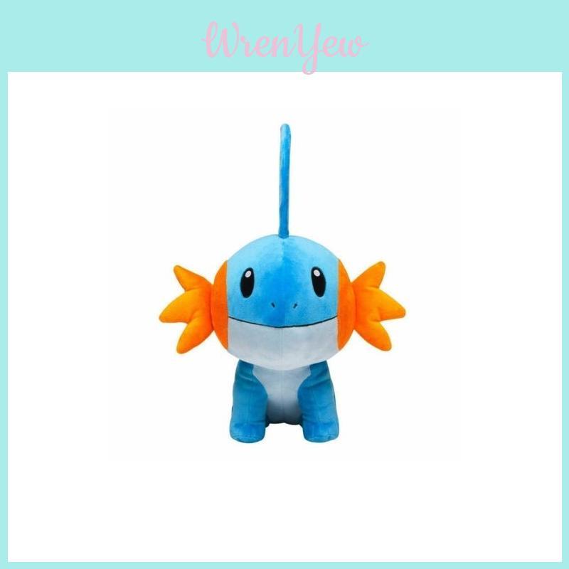 Cute And Cuddly Pokemon Mudkip Plush Toy With Premium Soft Fluff Fabric 7"/18cm