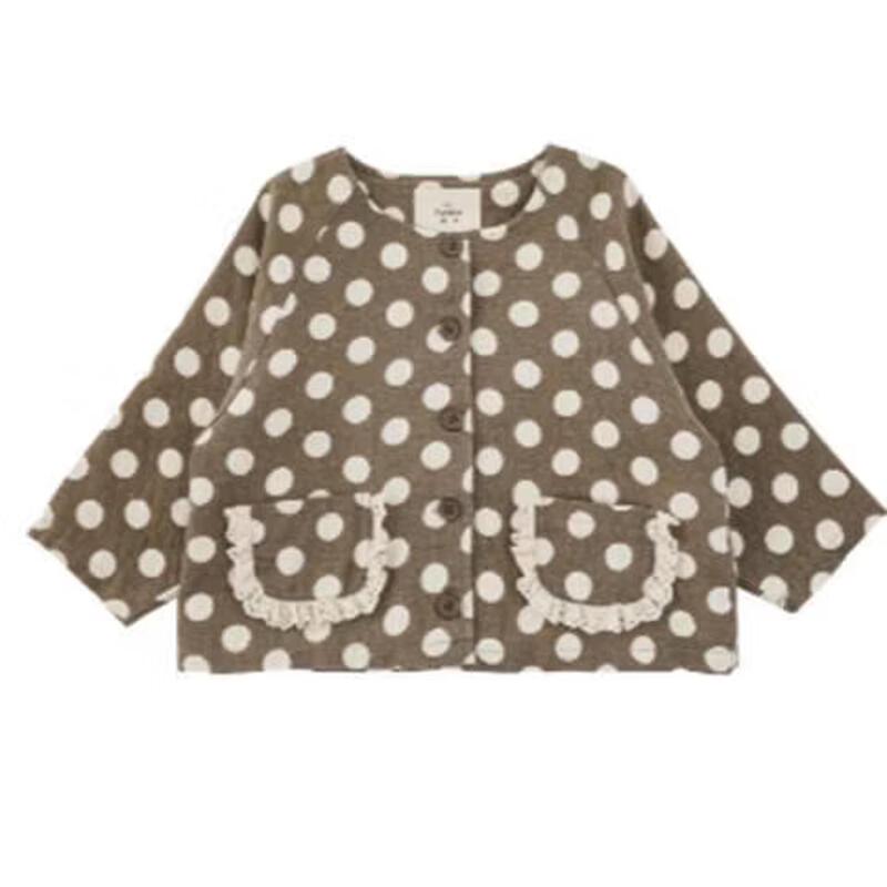 Girls  Retro Forest Style Cotton Jacket 100