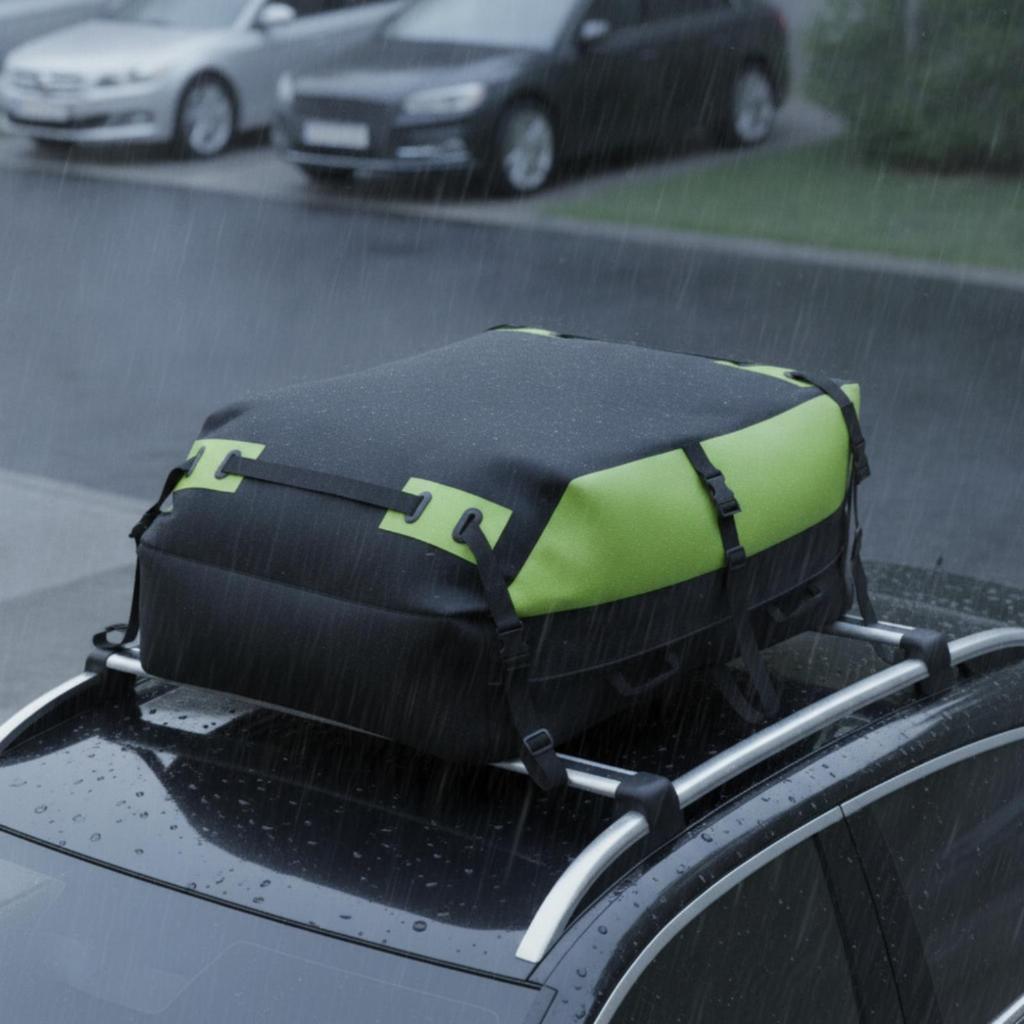 Car Rooftop Cargo Carrier with Straps Waterproof Roof Storage Bag