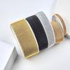 6mm 8mm 10mm 20mm 30mm Width Glitter Elastic Band 5Yards Decorative Trim Tape  For Sewing Projects