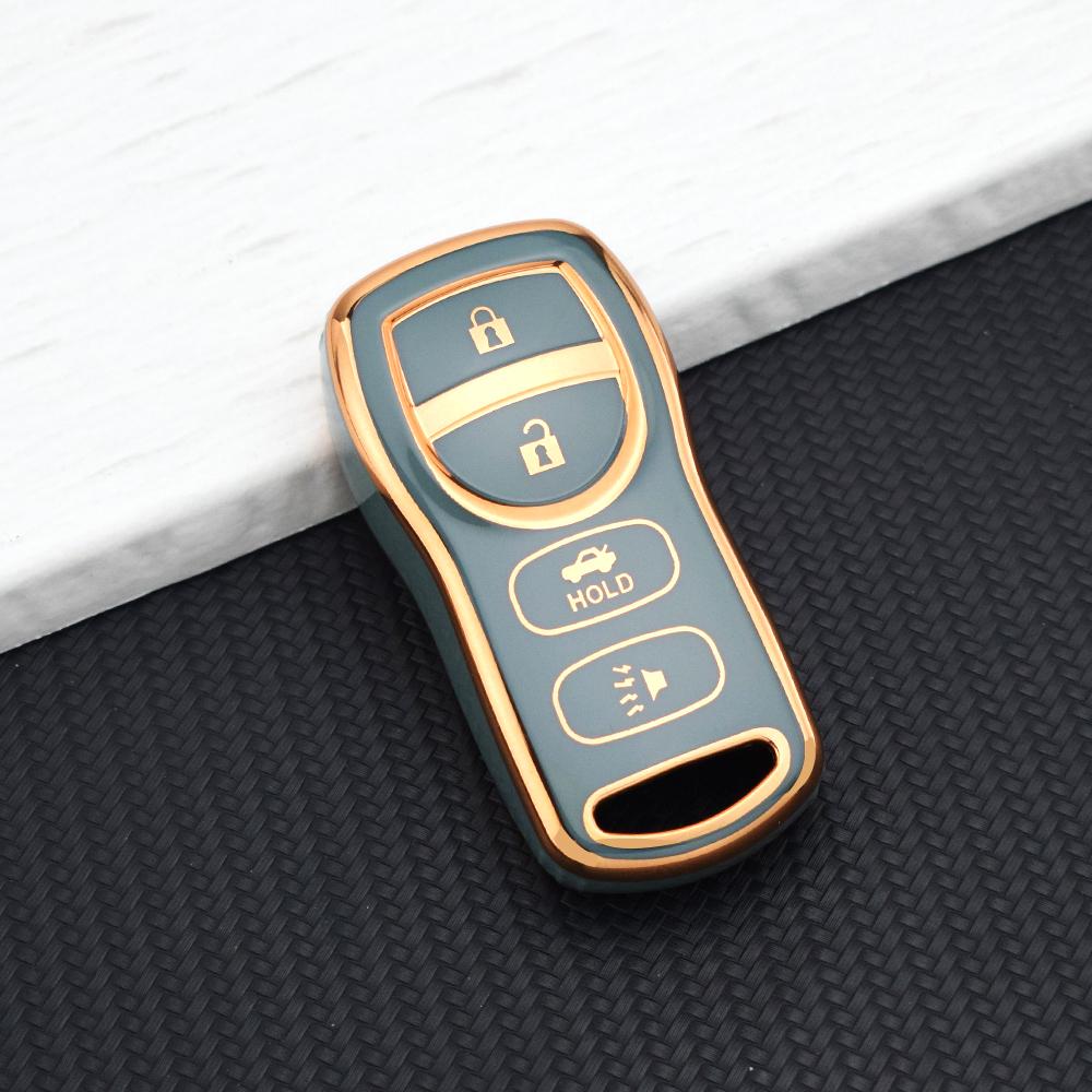 3/4 Buttons Car Key Fob Case for Nissan Sentra Armada 350Z Altima Maxima For Infiniti FX35 EX35 FX45 QX56 G35 M45 I35 Keychain