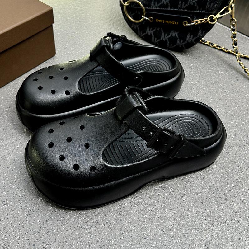 2025 Women's Non-slip EVA Thick-soled Slip-on Sandals & Slippers for Indoor/Outdoor Use