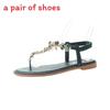 Bohemian Style Roman Sandals For Adults With Water Dazzle Stones And Nonslip Rubber Bottom