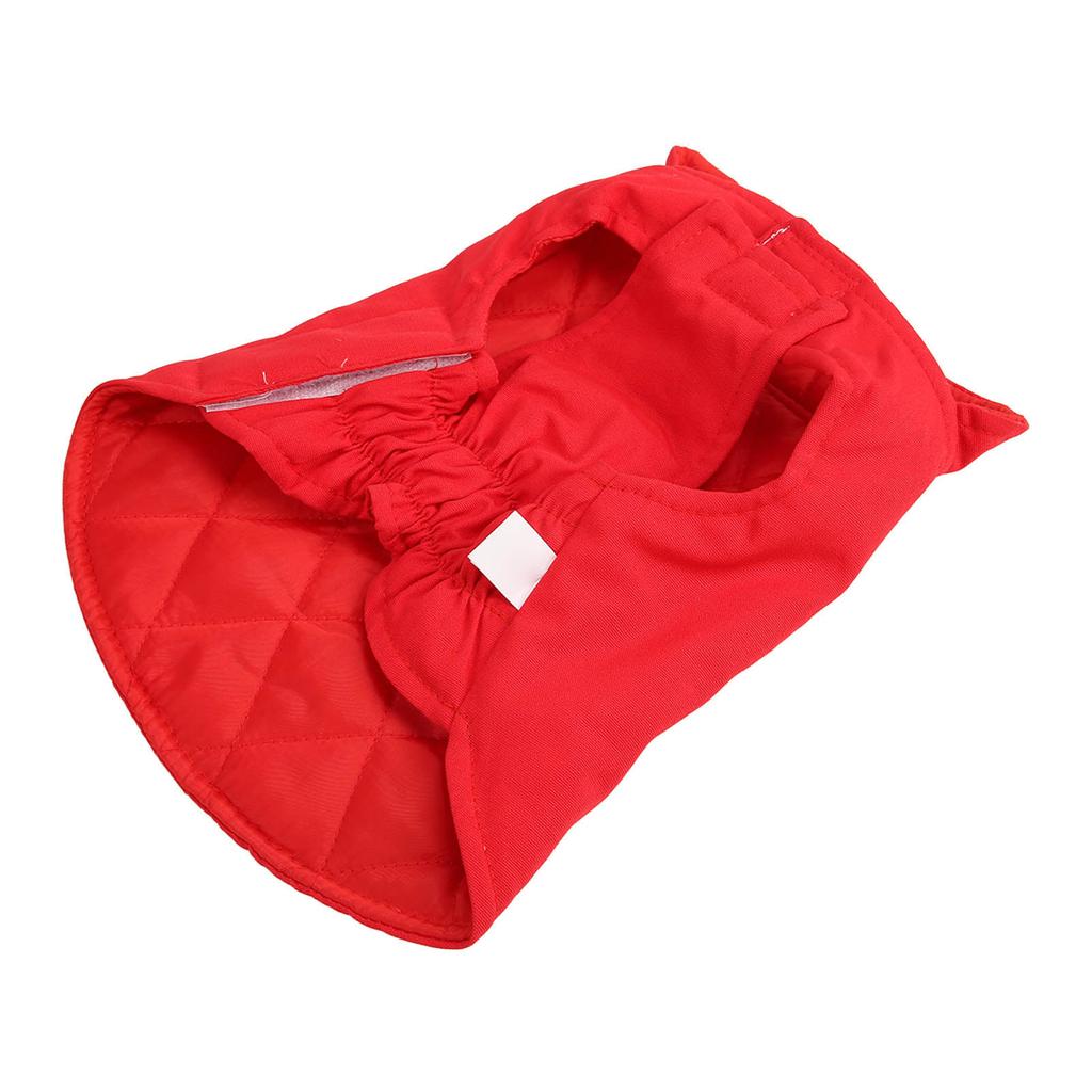 Pet Thicken Vest Cute Warm Cotton Prevent Hair Loss Autumn Winter Dog Clothes for Small and Medium Dogs Red