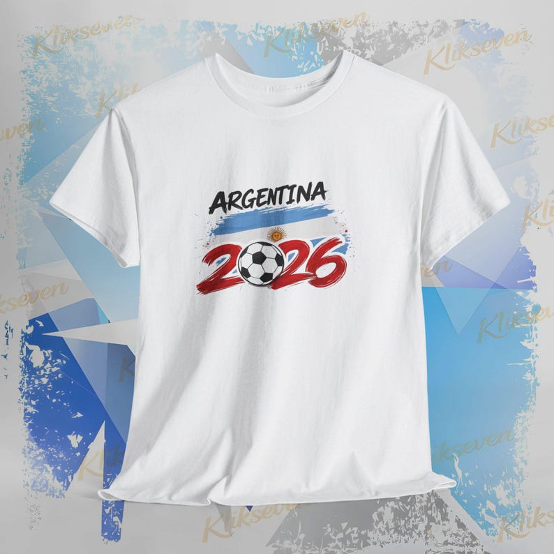 2026 Argentina Soccer T-Shirt | World Cup football tee M