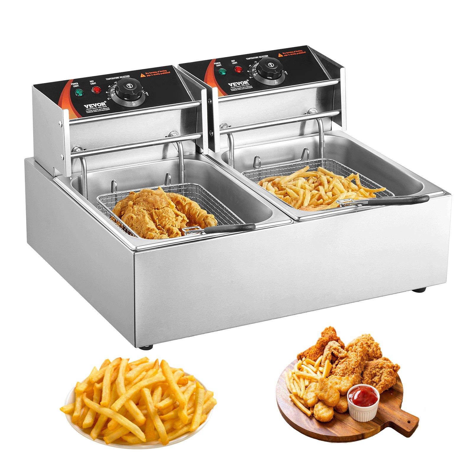 VEVOR Commercial Electric Deep Fryer, 24L
