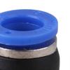 50 X Black 10mm Push In Straight Quick Fitting Connector For Pneumatic Tube