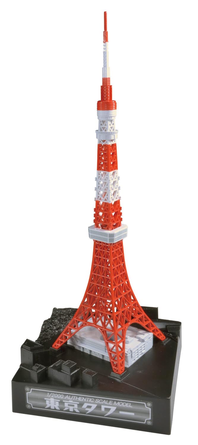 

Doyusha 1/2000 Easy Plastic Model Tokyo Tower Pre-Colored Plastic Model
