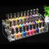 Sturdy and Stable Acrylic Nail Polish Rack Two Layer Perfume Organizer  For Countertop Display