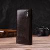 Women's Wallet In Embossed Patent Leather CANPELLINI 21708 Brown