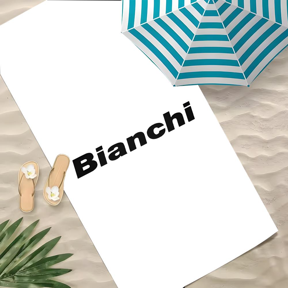 B-Bianchi Bike Microfiber Towel Polyester Beach Towel Quick Dry Sand Free Bath Towel For Summer Pool Travel Vacation