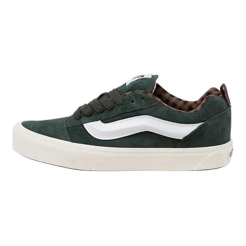 Vans Knu Skool Comfortable Versatile Fashion Low Top Skate Shoes Unisex sneaker Green VN000CS0PRM